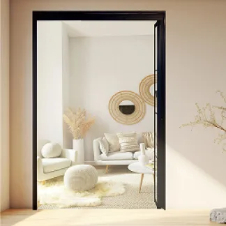 Off White Slide and Swing 3.0: AD85 Slide and Swing Door Design O with Animal Character Picture (AL42)